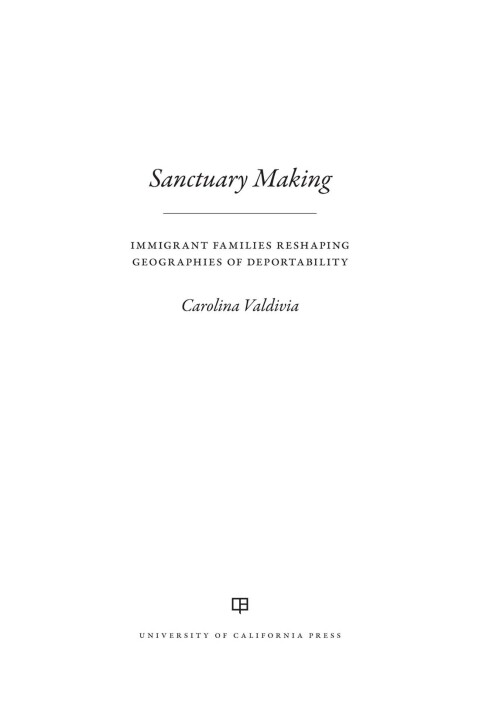 Cover image for book Sanctuary Making