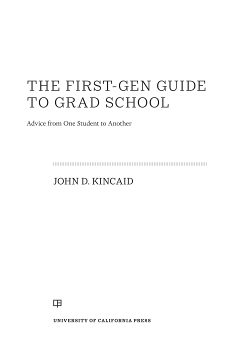 Cover image for book The First-Gen Guide to Grad School