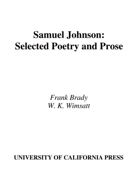Cover image for book Samuel Johnson