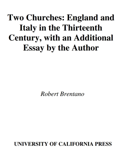 Cover image for book Two Churches