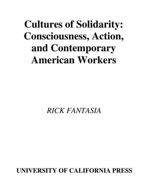 Cover image for book Cultures of Solidarity