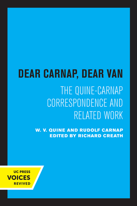 Cover image for book Dear Carnap, Dear Van