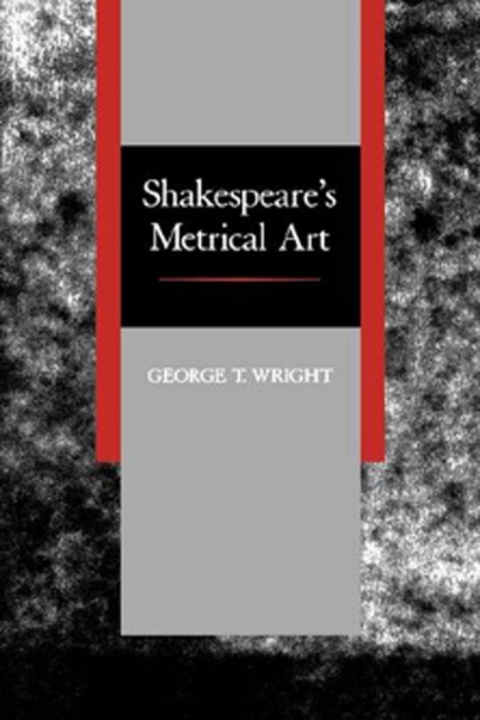 Cover image for book Shakespeare's Metrical Art