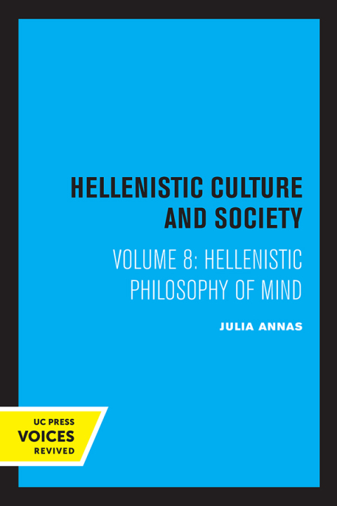 Cover image for book Hellenistic Philosophy of Mind