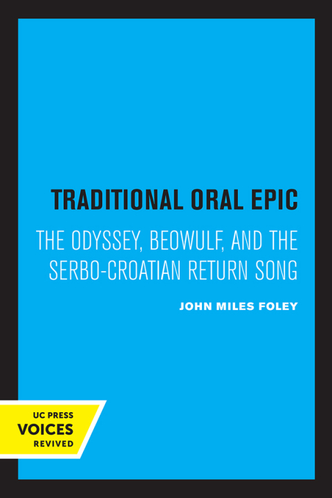 Cover image for book Traditional Oral Epic