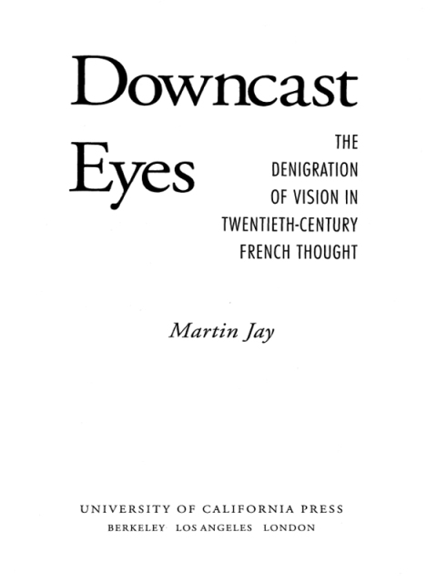 Cover image for book Downcast Eyes