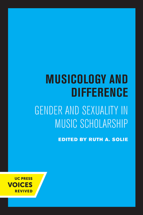 Cover image for book Musicology and Difference