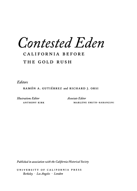 Cover image for book Contested Eden