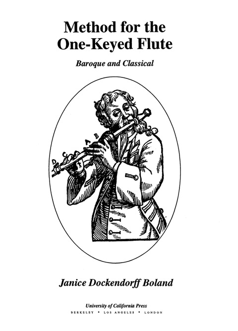 Cover image for book Method for the One-Keyed Flute