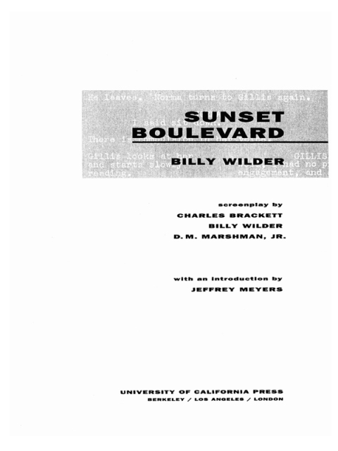 Cover image for book Sunset Boulevard