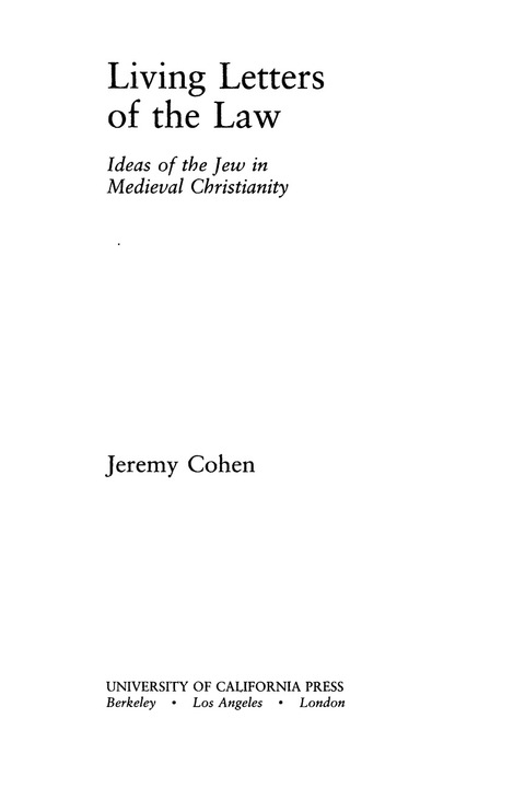Cover image for book Living Letters of the Law