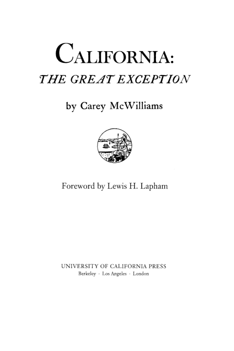 Cover image for book California