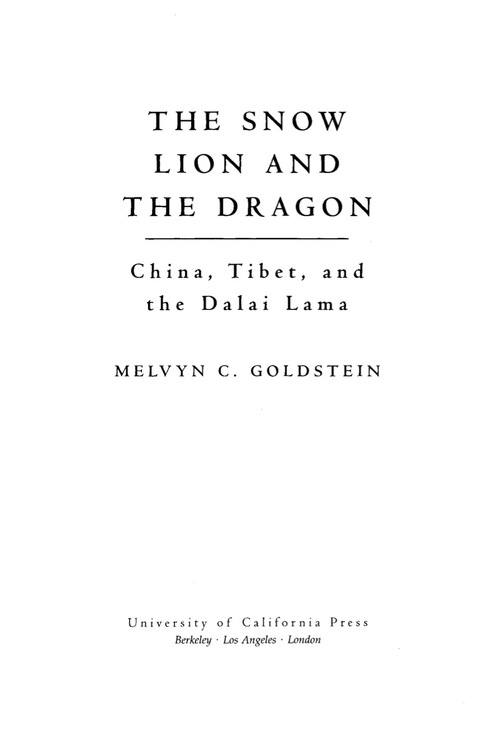 Cover image for book The Snow Lion and the Dragon