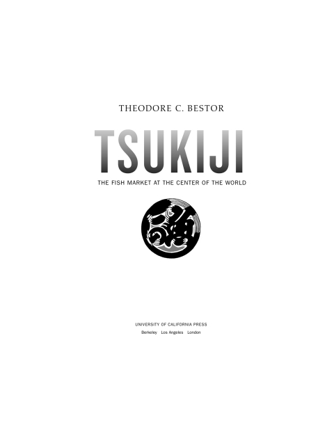 Cover image for book Tsukiji
