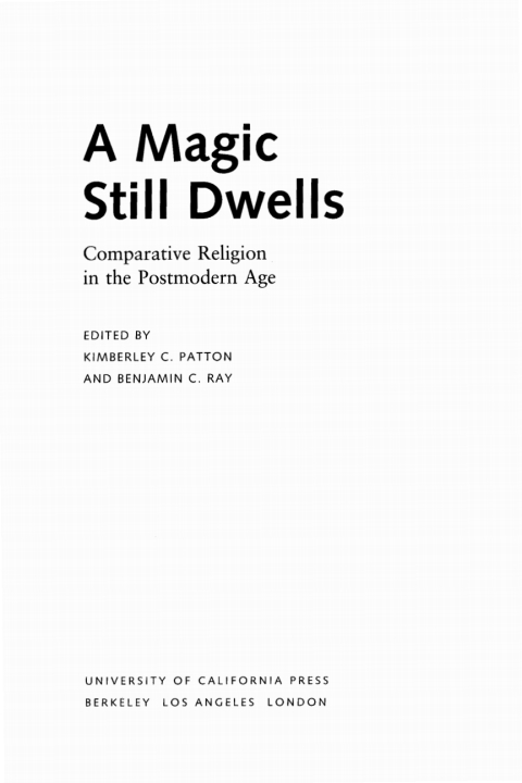 Cover image for book A Magic Still Dwells