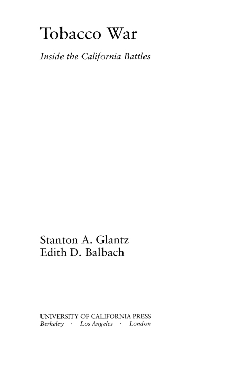 Cover image for book Tobacco War