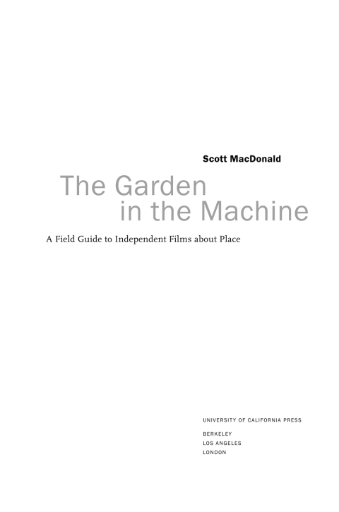 Cover image for book The Garden in the Machine