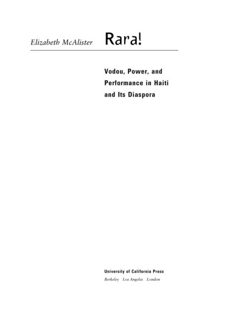 Cover image for book Rara!