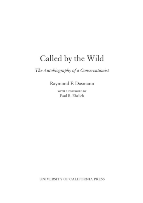 Cover image for book Called by the Wild