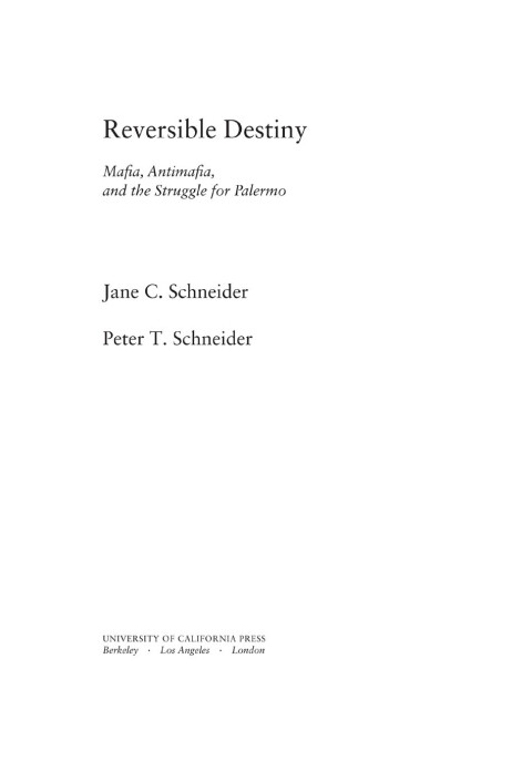 Cover image for book Reversible Destiny