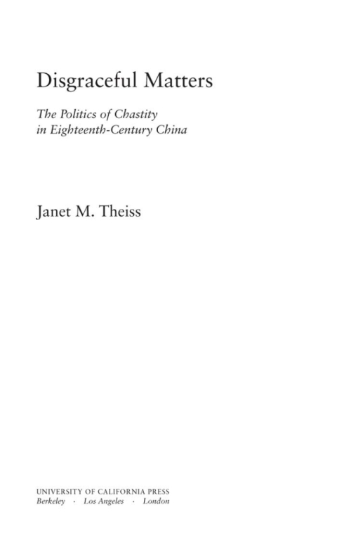 Cover image for book Disgraceful Matters