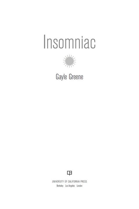 Cover image for book Insomniac