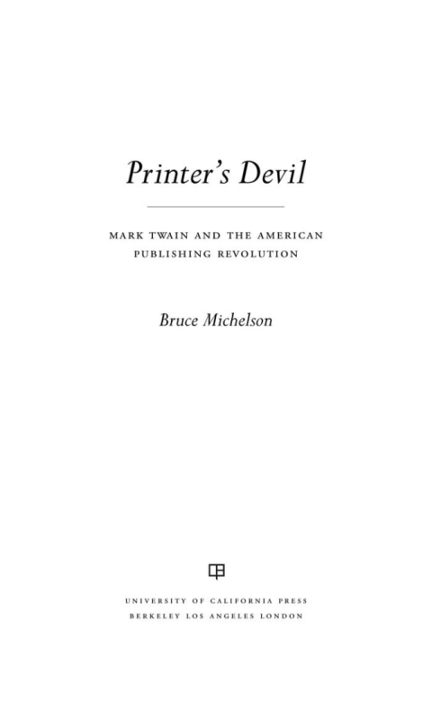 Cover image for book Printer's Devil