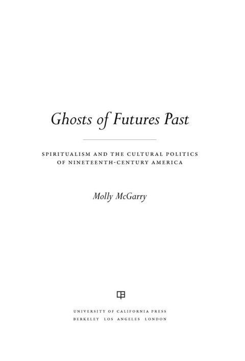 Cover image for book Ghosts of Futures Past
