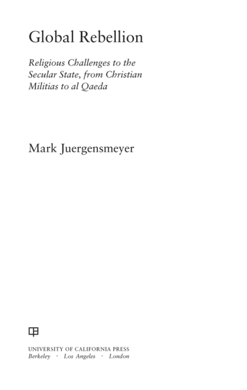 Cover image for book Global Rebellion