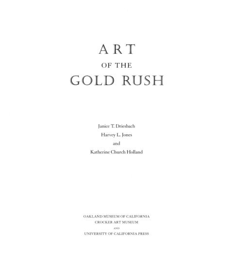 Cover image for book Art of the Gold Rush