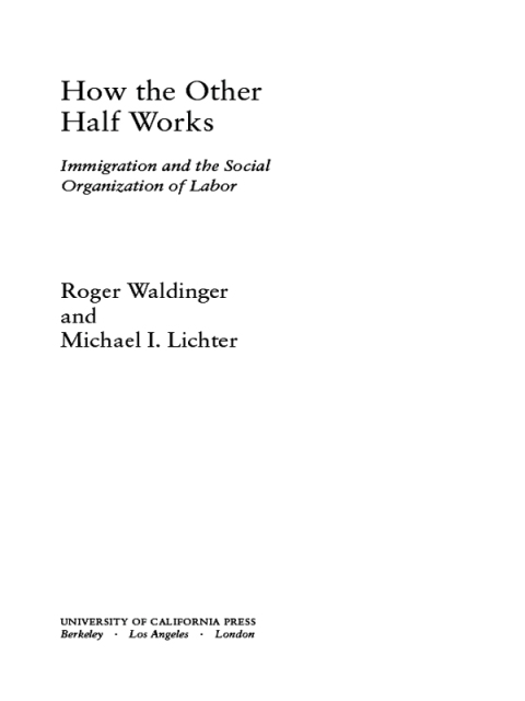 Cover image for book How the Other Half Works
