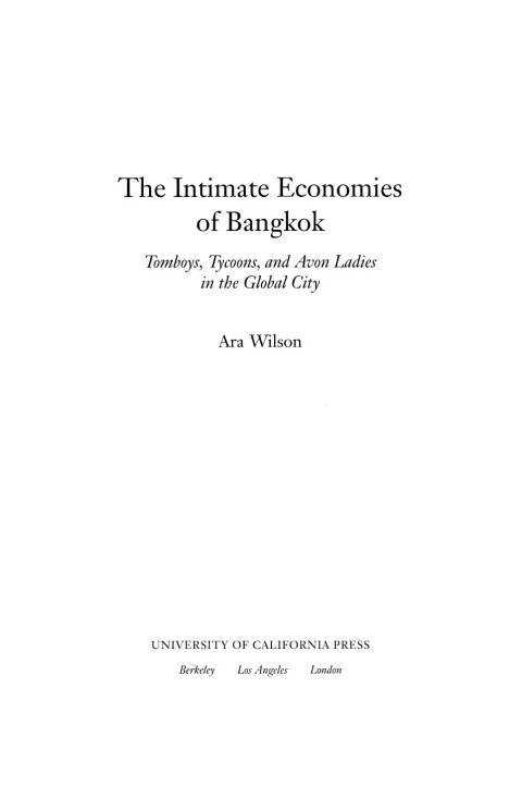 Cover image for book The Intimate Economies of Bangkok