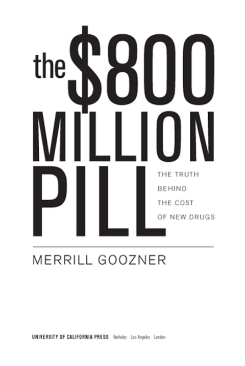 Cover image for book The $800 Million Pill
