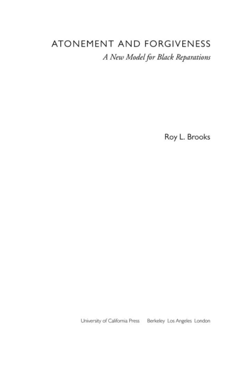 Cover image for book Atonement and Forgiveness