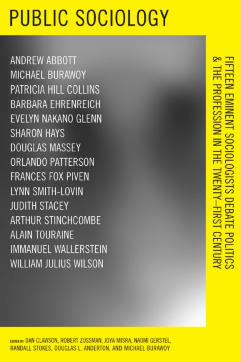 Cover image for book Public Sociology