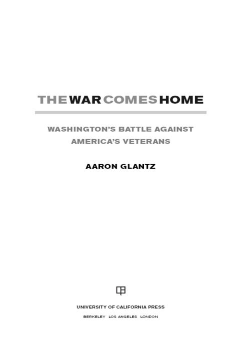 Cover image for book The War Comes Home