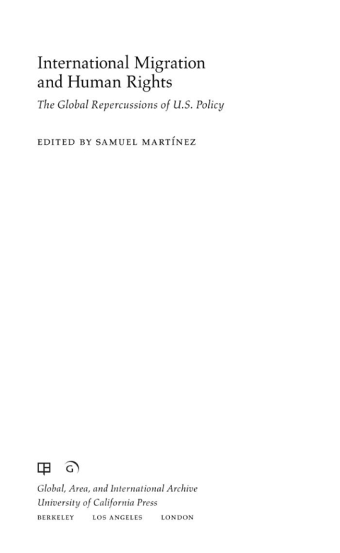 Cover image for book International Migration and Human Rights