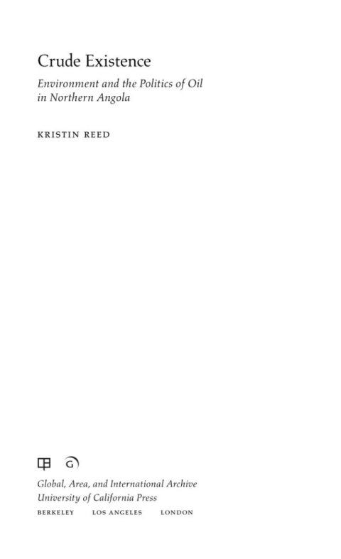 Cover image for book Crude Existence