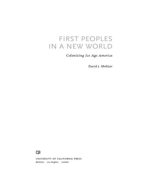 Cover image for book First Peoples in a New World