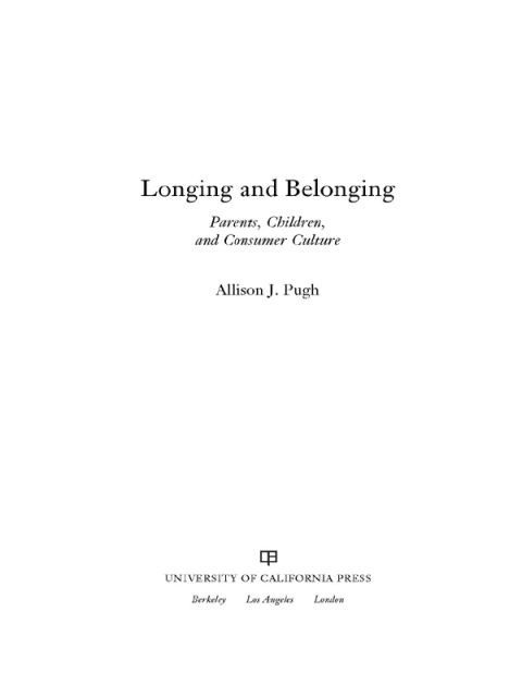 Cover image for book Longing and Belonging