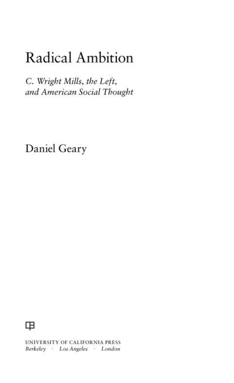 Cover image for book Radical Ambition
