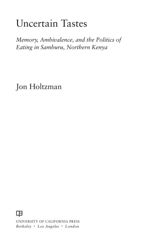 Cover image for book Uncertain Tastes