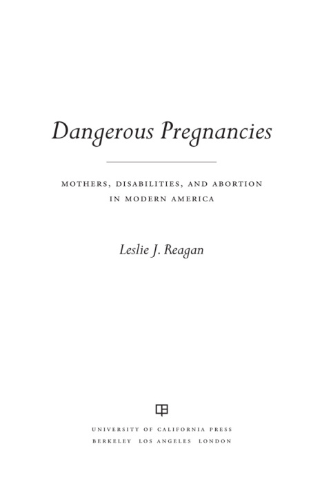Cover image for book Dangerous Pregnancies