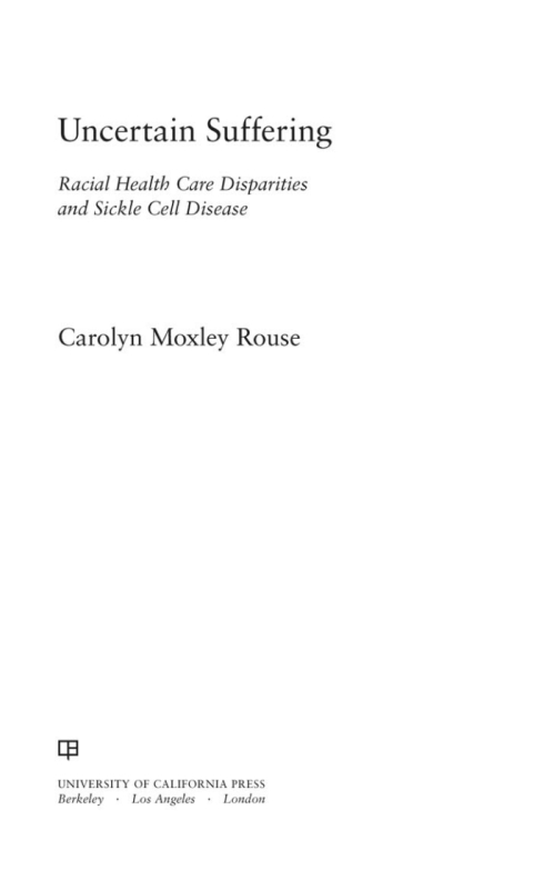 Cover image for book Uncertain Suffering