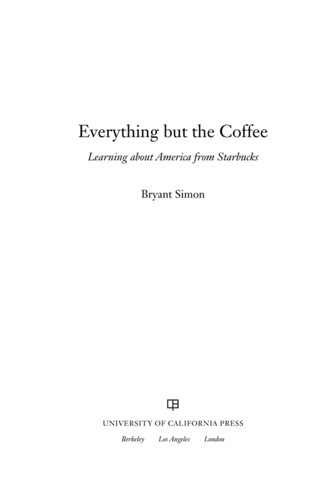 Cover image for book Everything but the Coffee