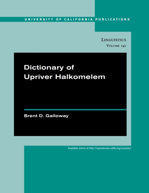 Cover image for book Dictionary of Upriver Halkomelem