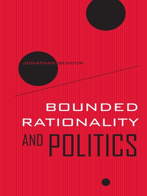 Cover image for book Bounded Rationality and Politics