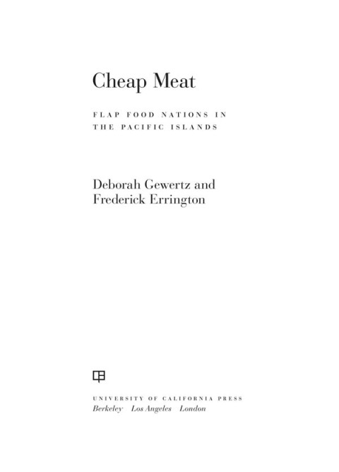 Cover image for book Cheap Meat