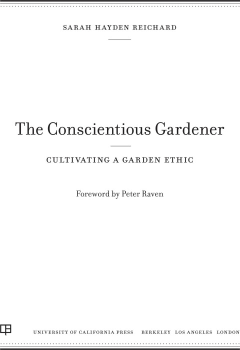 Cover image for book The Conscientious Gardener