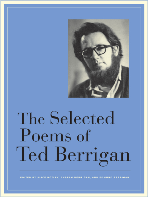 Cover image for book The Selected Poems of Ted Berrigan